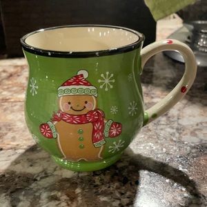 GINGERBREAD MAN MUG WINTER WHIMSY